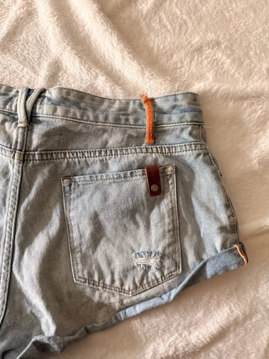 Roxy Denim Cutoff Cuffs Distressed Shorts 29 - Picture 6 of 8